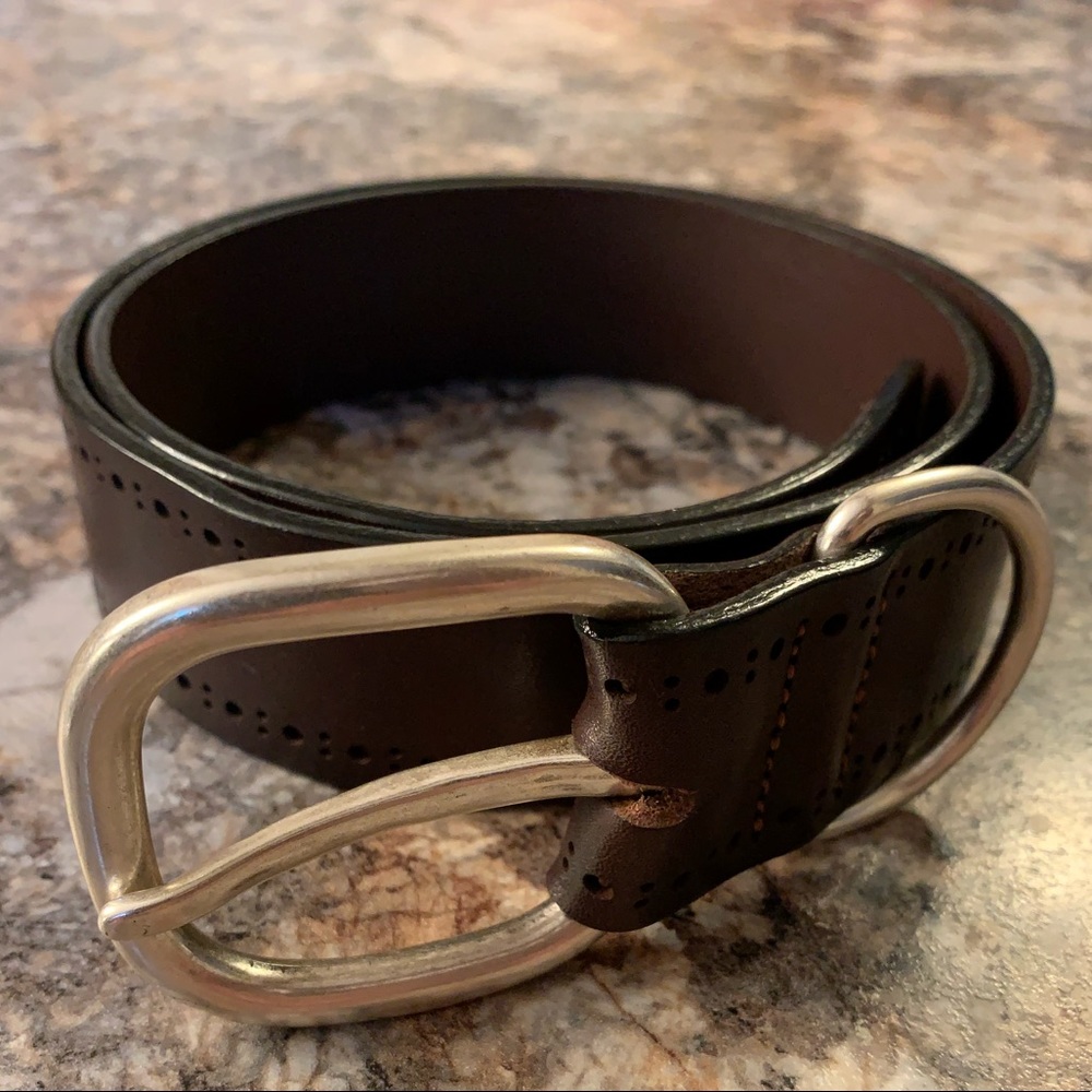 NEW Allen Edmonds Coffee Brown Belt (size 32)